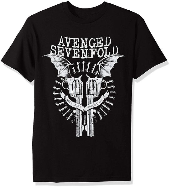 бенду мужские avenged sevenfold взрослых bat пистолеты черный с коротким рукавом t-shirt (1
бенду мужские avenged sevenfold взрослых bat пистолеты черный с коротким рукавом t-shirt (1