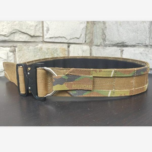 tactical 5.0cm wide cs outdoor army fighter belt hunting shooter belt double layer hard nl6 material, Black;gray
tactical 5.0cm wide cs outdoor army fighter belt hunting shooter belt double layer hard nl6 material, Black;gray
