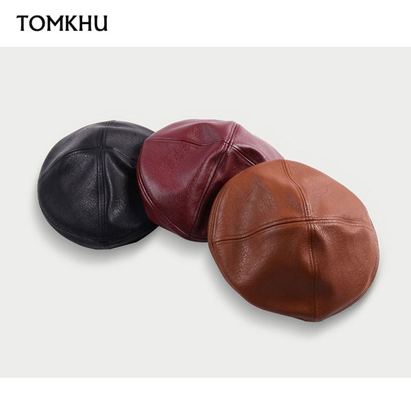 berets 2021 brand quality pu leather beret hat four panels fashion women fall winter cap female french peaky blinders boina, Blue;gray
berets 2021 brand quality pu leather beret hat four panels fashion women fall winter cap female french peaky blinders boina, Blue;gray