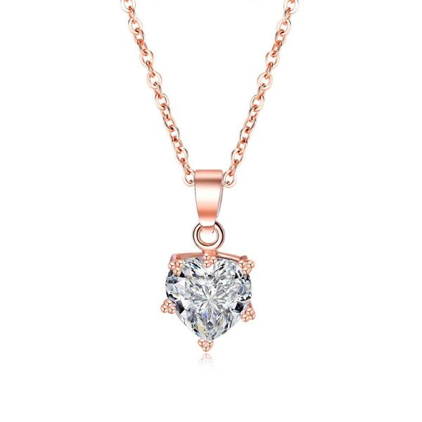 chains opk necklace temperament simple jewelry korean version female rose gold clavicle chain high-grade accessories, Silver
chains opk necklace temperament simple jewelry korean version female rose gold clavicle chain high-grade accessories, Silver