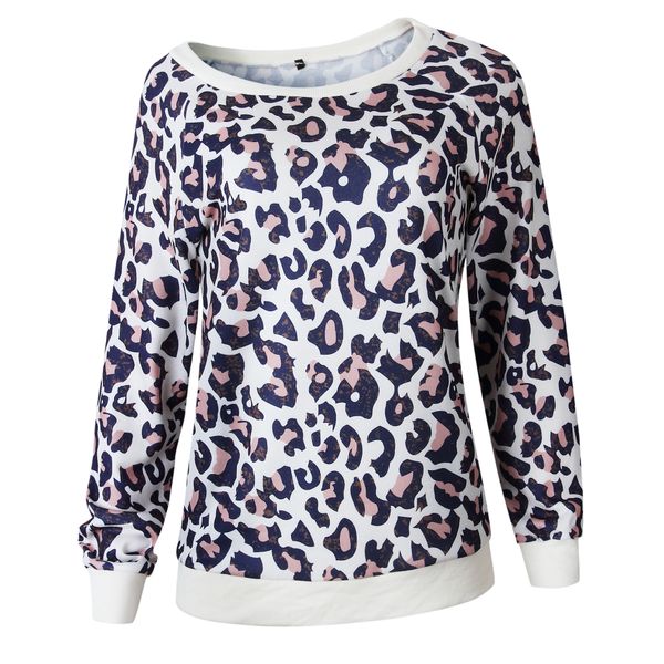 style 5 color spring and autumn leopard print round neck long sleeve blouse kg-16, Black
style 5 color spring and autumn leopard print round neck long sleeve blouse kg-16, Black