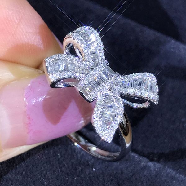 bowknot ring female simple cocktail cute cz women ring zircon women party wedding jewellery, Golden;silver
bowknot ring female simple cocktail cute cz women ring zircon women party wedding jewellery, Golden;silver