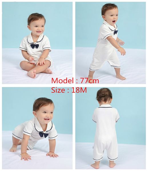 2020 new style summer baby boy gril rompers 100% cotton baby clothes gentleman baby boys romper toddler kids jumpsuits birthday, Blue 
2020 new style summer baby boy gril rompers 100% cotton baby clothes gentleman baby boys romper toddler kids jumpsuits birthday, Blue