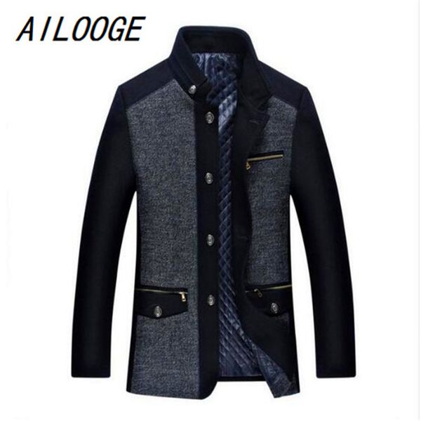 men's wool & blends ailooge 2021 winter jacket fashion personality mens coat men plus cotton business casual overcoat, Black
men's wool & blends ailooge 2021 winter jacket fashion personality mens coat men plus cotton business casual overcoat, Black