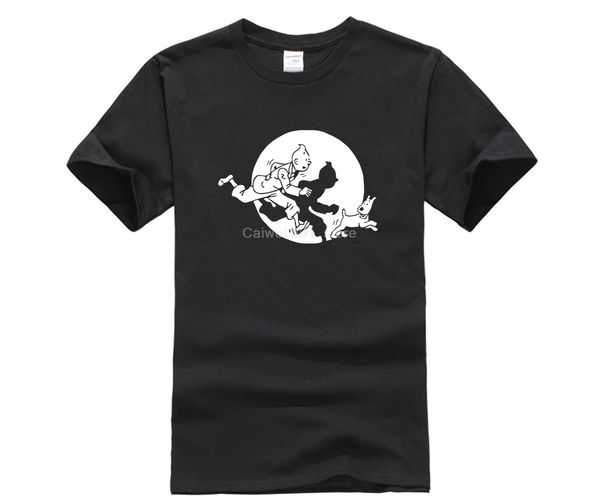 new summer men's casual print t-shirt harajuku funny tintin and snowy movie fashion present cool t shirt
new summer men's casual print t-shirt harajuku funny tintin and snowy movie fashion present cool t shirt