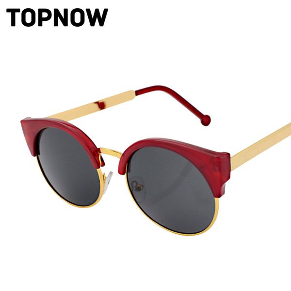 fashion vintage cat eye sunglasses women designer retro super round circle semi-rimless sun glasses gafas feminino, White;black
fashion vintage cat eye sunglasses women designer retro super round circle semi-rimless sun glasses gafas feminino, White;black