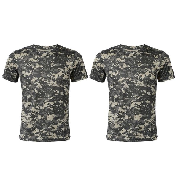 outdoor t-shirts 2x hunting camouflage t-shirt men breathable combat t shirt dry sport camo camp tees-acu green & s, Gray;blue
outdoor t-shirts 2x hunting camouflage t-shirt men breathable combat t shirt dry sport camo camp tees-acu green & s, Gray;blue