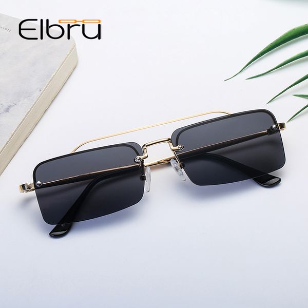 sunglasses elbru small rectangle women rimless square sun glasses for 2021 summer style female uv400, White;black
sunglasses elbru small rectangle women rimless square sun glasses for 2021 summer style female uv400, White;black