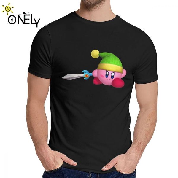 kirby gamecute tee casual o-neck fashion men great big size tee shirt