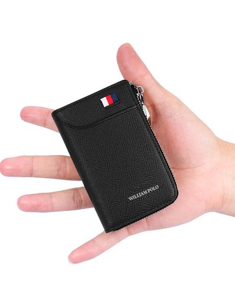williampolo men wallet accordion holder genuine leather small multi card case organizer zipper claret black blue, Brown;gray 
williampolo men wallet accordion holder genuine leather small multi card case organizer zipper claret black blue, Brown;gray