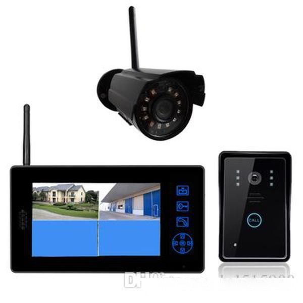 7 inch long distance video surveillance wireless digital video intercom doorbell four screen night vision monitoring set
7 inch long distance video surveillance wireless digital video intercom doorbell four screen night vision monitoring set