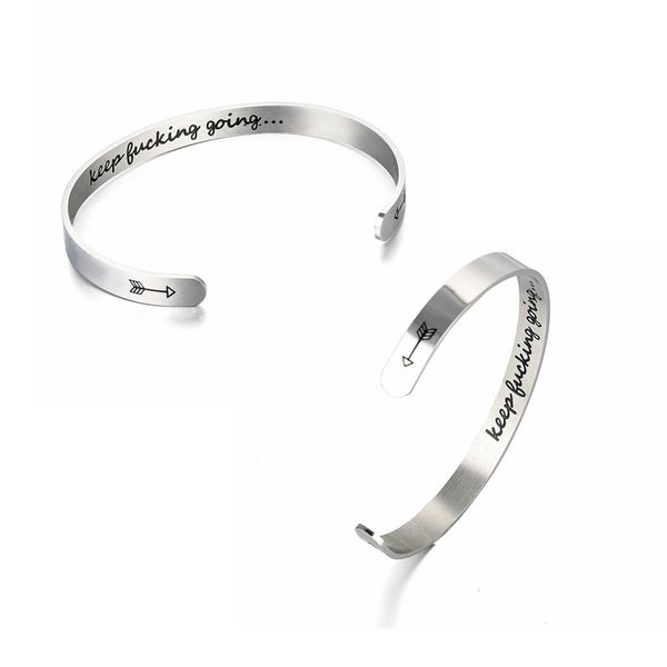 sasusp keep bucking going open bracelets for women inspirational jewelry for women girls christmas new year gift, Black
sasusp keep bucking going open bracelets for women inspirational jewelry for women girls christmas new year gift, Black