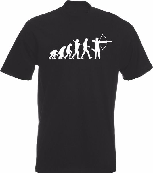 2018 print custom design t shirts evolution archer archery t-shirt funny hobby gift tshirt bow archers tee shirt