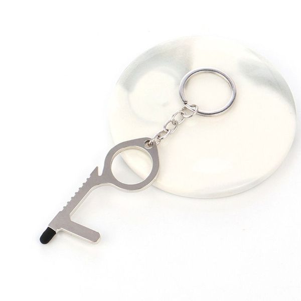 handheld non-contact portable door opener alloy stylus contactless keychain tool x4ye 
handheld non-contact portable door opener alloy stylus contactless keychain tool x4ye