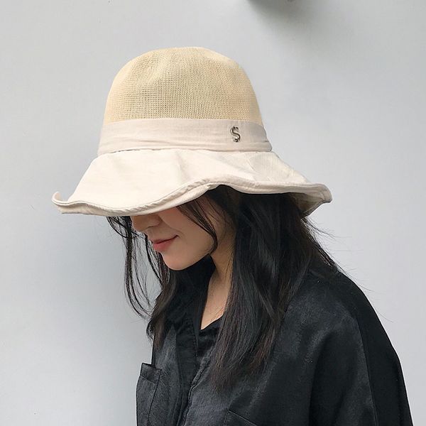 beanie/skull caps japanese-style breathable stitching bucket hat women's summer travel big brim fisherman foldable sun visor fashion, Blue;gray
beanie/skull caps japanese-style breathable stitching bucket hat women's summer travel big brim fisherman foldable sun visor fashion, Blue;gray