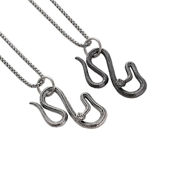 personality punk snake pendant necklace for men boys vintage fashion rock black silver color animal necklace statement jewelry
personality punk snake pendant necklace for men boys vintage fashion rock black silver color animal necklace statement jewelry