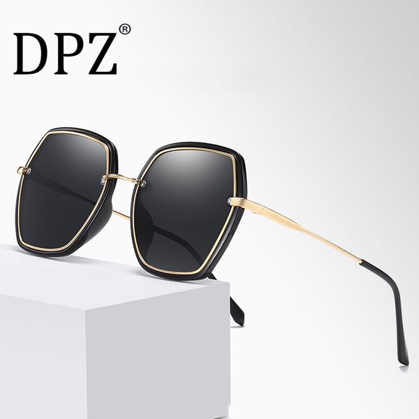 sunglasses 2021 dpz ladies polarized fashion big frame outdoor travel uv400 with packing, White;black
sunglasses 2021 dpz ladies polarized fashion big frame outdoor travel uv400 with packing, White;black