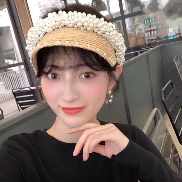 2020 новых женщин шлемов sun женский pearl visor caps hand made diy стро summer beach cap hat повседневная shade пустые top hat gorras, Blue;gray
2020 новых женщин шлемов sun женский pearl visor caps hand made diy стро summer beach cap hat повседневная shade пустые top hat gorras, Blue;gray