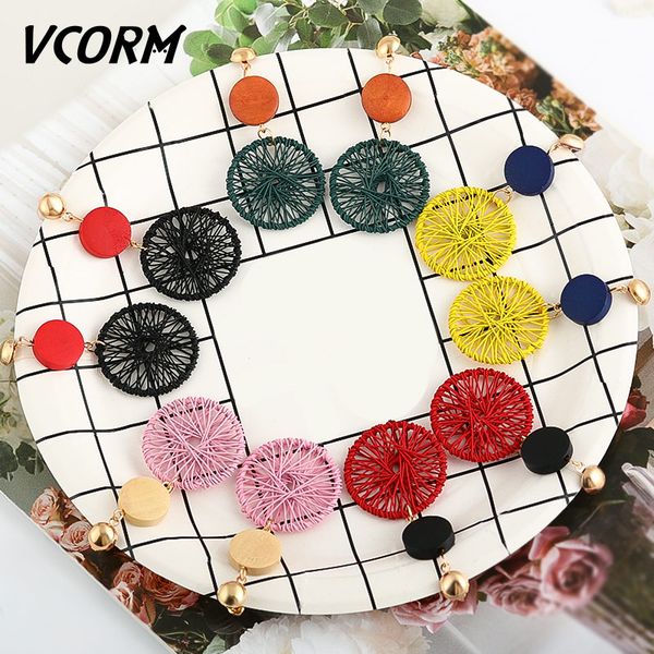vcorm korean simple big gold round drop earrings for women statement luxury hollow mesh dangle earrings femme fashion jewelry, Silver
vcorm korean simple big gold round drop earrings for women statement luxury hollow mesh dangle earrings femme fashion jewelry, Silver