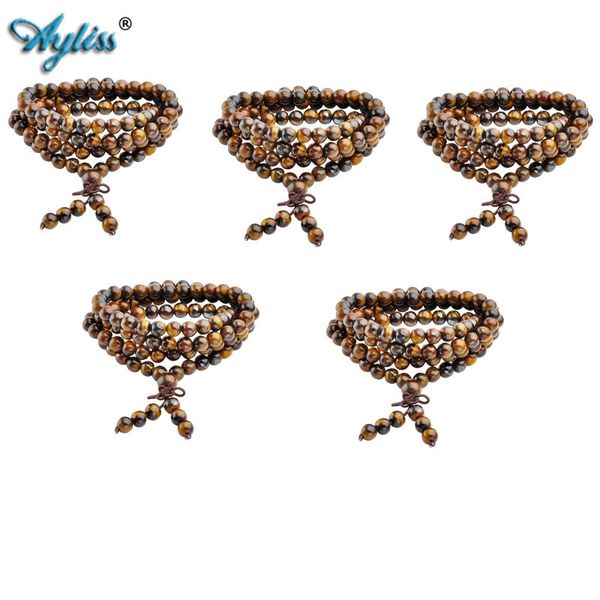 ayliss wholesale natural tiger eye bracelets mala prayer bead 108 meditation healing multilayer bracelet/necklace 5pcs / 10pcs, Black
ayliss wholesale natural tiger eye bracelets mala prayer bead 108 meditation healing multilayer bracelet/necklace 5pcs / 10pcs, Black