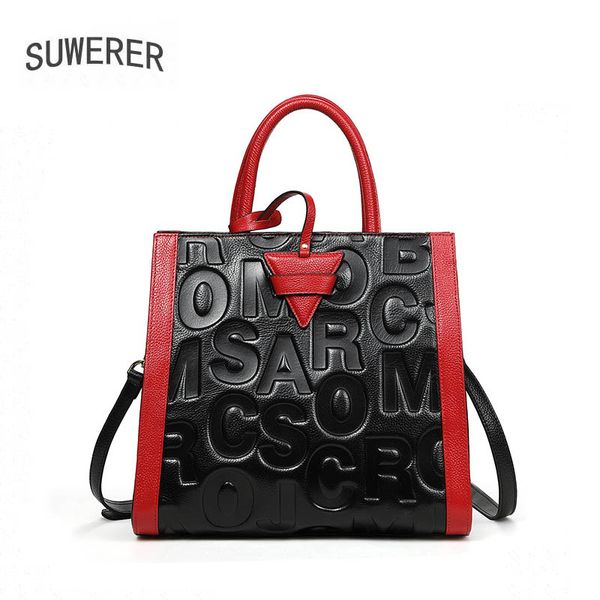 suwerer 2020 new women genuine leather bag fashion cowhide bag luxury women tote leather shoulder
suwerer 2020 new women genuine leather bag fashion cowhide bag luxury women tote leather shoulder