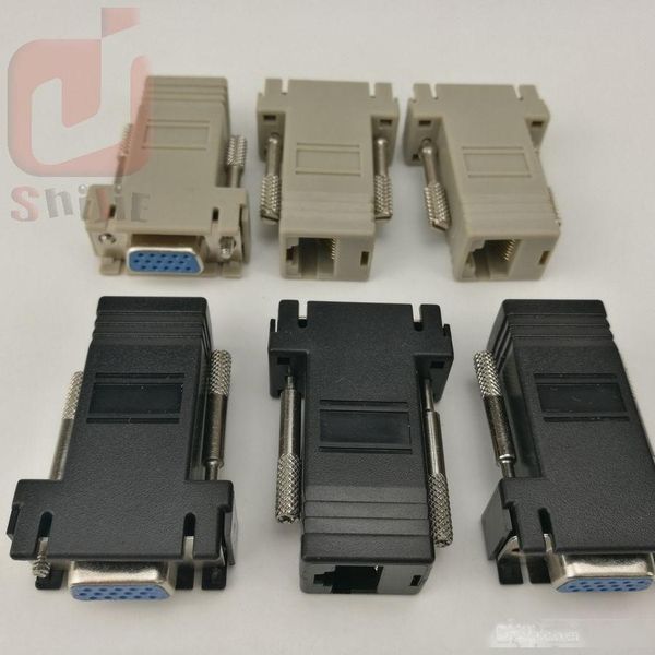 factory price selling new vga extender female to lan cat5 cat5e rj45 ethernet female adapter drop shipping 1000ps/lot
factory price selling new vga extender female to lan cat5 cat5e rj45 ethernet female adapter drop shipping 1000ps/lot