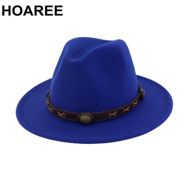 stingy brim hats hoaree royal blue wide hat women black fedoras ladies woolen casual retro jazz cap solid vintage autumn felt, Blue;gray
stingy brim hats hoaree royal blue wide hat women black fedoras ladies woolen casual retro jazz cap solid vintage autumn felt, Blue;gray