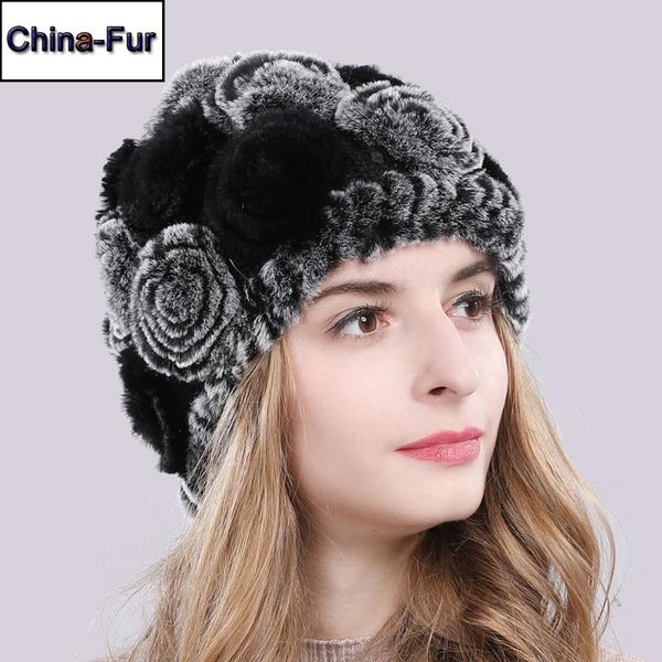 winter women knitted100% natural real rex fur hats female warm real rex fur caps floral skullies hat, Blue;gray
winter women knitted100% natural real rex fur hats female warm real rex fur caps floral skullies hat, Blue;gray
