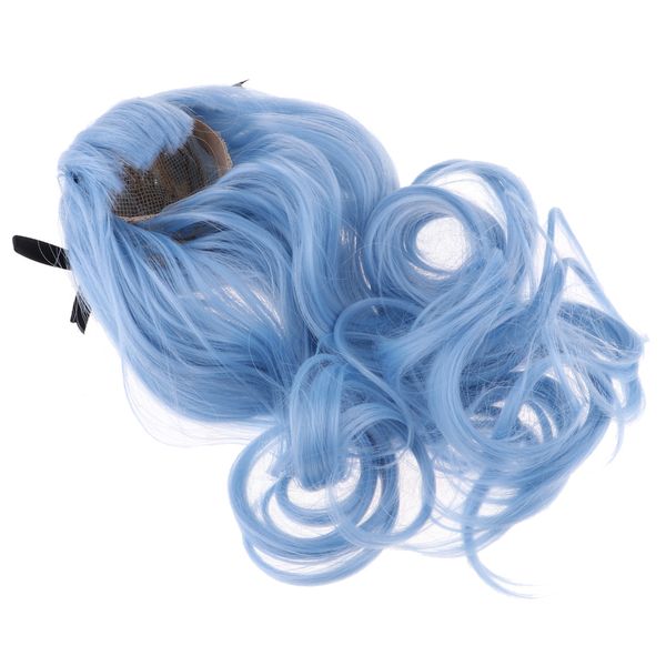 1/3 bjd wig hair blue curly hairpiece for luts dod supper dollfie ball jointed doll custom, 24-26cm head circumference
1/3 bjd wig hair blue curly hairpiece for luts dod supper dollfie ball jointed doll custom, 24-26cm head circumference