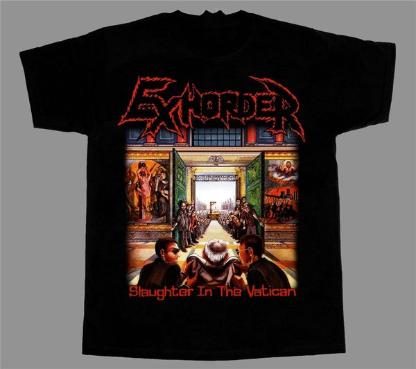 exhorder slaughter in the vatican new short long sleeve black t - shirt summer casual tee shirt
exhorder slaughter in the vatican new short long sleeve black t - shirt summer casual tee shirt