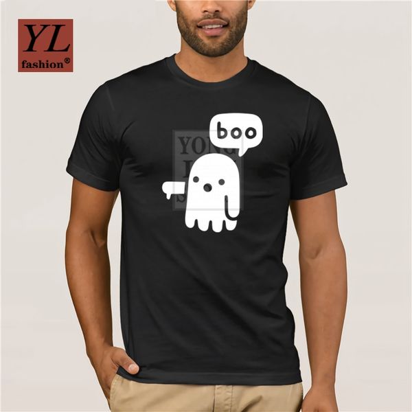new trendy fashion printed men's t-shirt 100% cotton ghost says boo t shirt 
new trendy fashion printed men's t-shirt 100% cotton ghost says boo t shirt