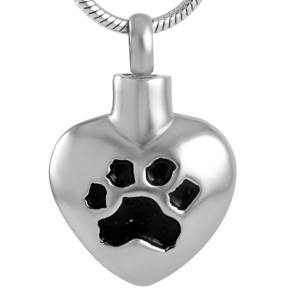 ijd9187 stainless steel pet dog print commemorative necklace heart-shaped urn box pendant souvenir jewelry, Silver
ijd9187 stainless steel pet dog print commemorative necklace heart-shaped urn box pendant souvenir jewelry, Silver