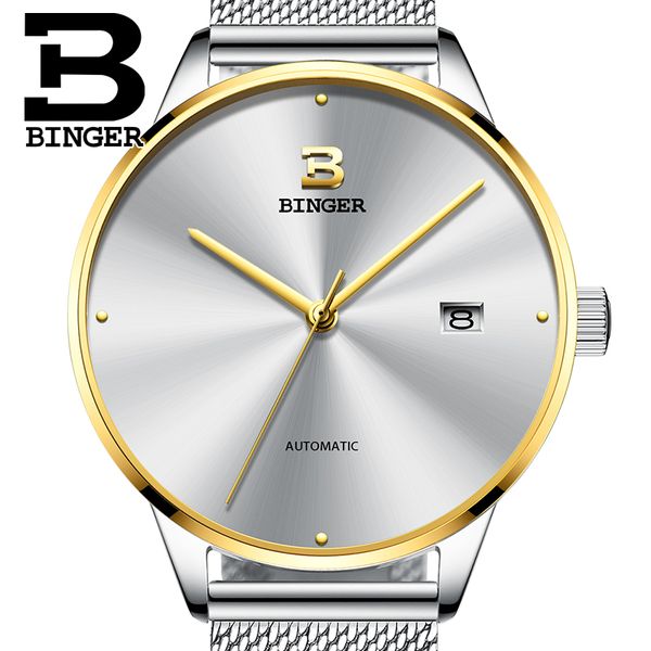 japan automatic watch binger mechanical watch relogio masculino simple business wristwatch waterproof b-5080-5, Slivery;brown
japan automatic watch binger mechanical watch relogio masculino simple business wristwatch waterproof b-5080-5, Slivery;brown