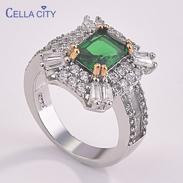 cellacity silver 925 jewelry charms emerald rings for women engagement trendy geometry gemstone princess ring size6-10 wholesale, Golden;silver
cellacity silver 925 jewelry charms emerald rings for women engagement trendy geometry gemstone princess ring size6-10 wholesale, Golden;silver