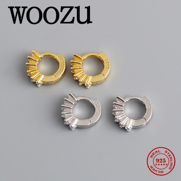 woozu real 925 sterling silver pave crystal zircon mini small ear buckle for women sweet cute party rock hoop earrings jewelry, Golden;silver
woozu real 925 sterling silver pave crystal zircon mini small ear buckle for women sweet cute party rock hoop earrings jewelry, Golden;silver