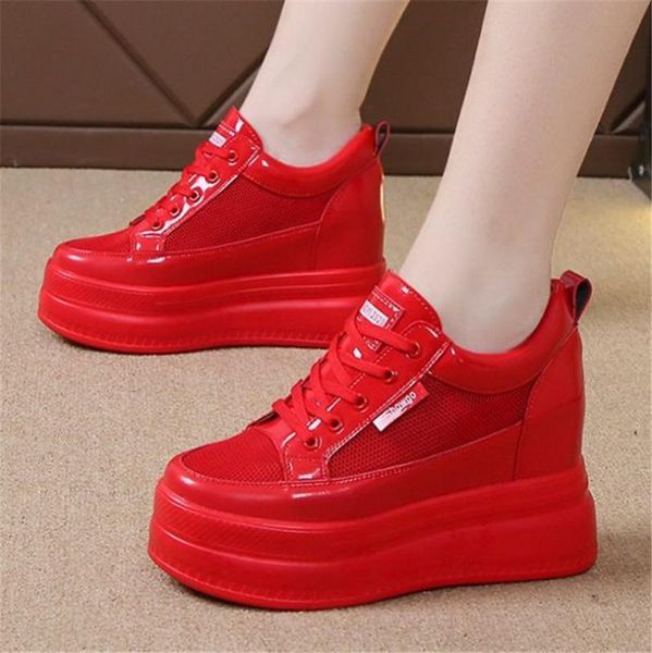 summer casual shoes women's breathable fashion sneakers platform wedge high heel lace up round toe boots, Black
summer casual shoes women's breathable fashion sneakers platform wedge high heel lace up round toe boots, Black