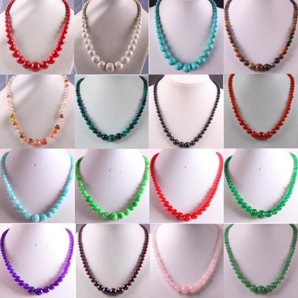 natural stones round beads goldstone onyx garnet crystal howlite azurite opal malachite quartz necklace 18" 1pcs, Silver
natural stones round beads goldstone onyx garnet crystal howlite azurite opal malachite quartz necklace 18" 1pcs, Silver