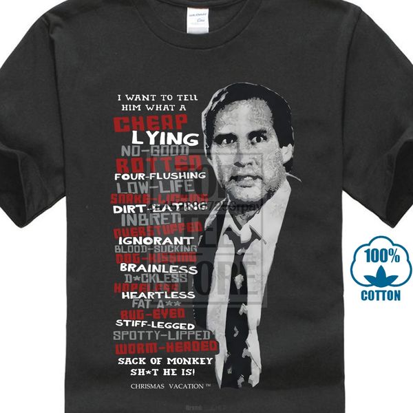 national lampoons christmas vacation profanities mens t shirt small to 5xl