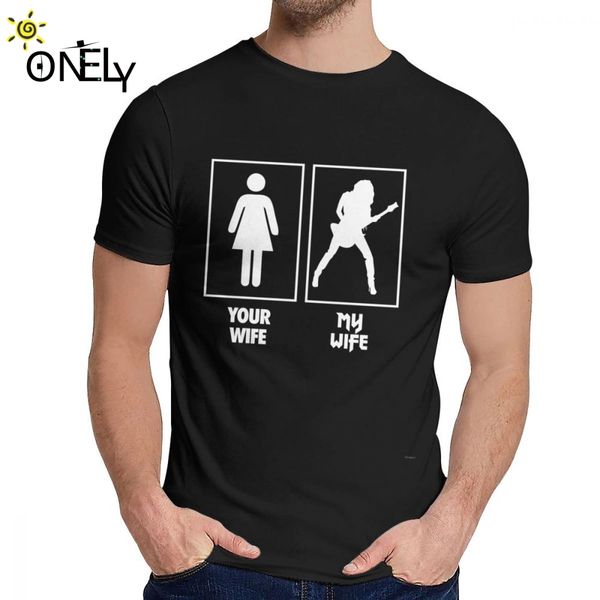 summer your wife my wife guitar t shirt for male leisure organic cotton short sleeve s-6xl
summer your wife my wife guitar t shirt for male leisure organic cotton short sleeve s-6xl