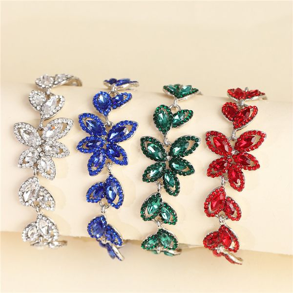 jujia brand new trendy 2020 luxury rhinestone jewelry wholesale shiny flower charm crystal female bracelets bangles for women, Golden;silver 
jujia brand new trendy 2020 luxury rhinestone jewelry wholesale shiny flower charm crystal female bracelets bangles for women, Golden;silver