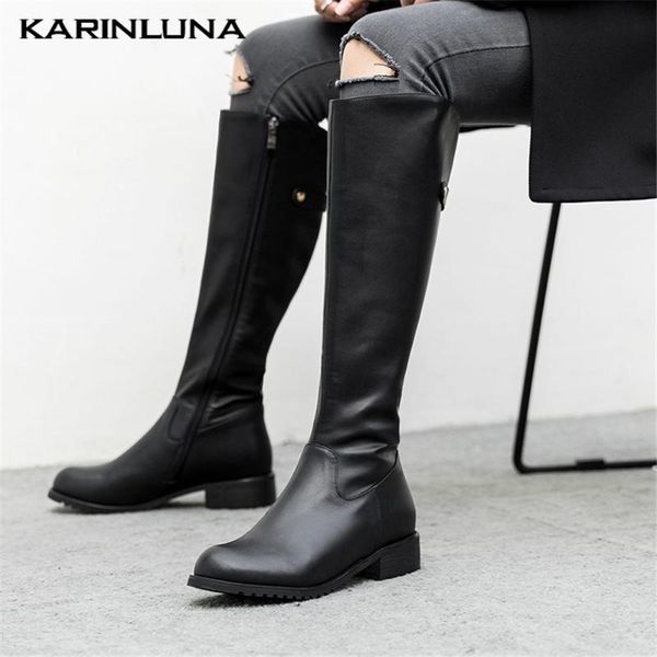 boots karin classic genuine leather autumn winter shoes knee high riding cow skin women, Black
boots karin classic genuine leather autumn winter shoes knee high riding cow skin women, Black