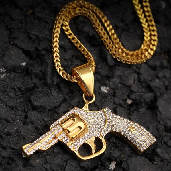 pendant necklaces gun iced out necklace chain charm gold cubic zircon men's hip hop jewelry for gift, Silver
pendant necklaces gun iced out necklace chain charm gold cubic zircon men's hip hop jewelry for gift, Silver