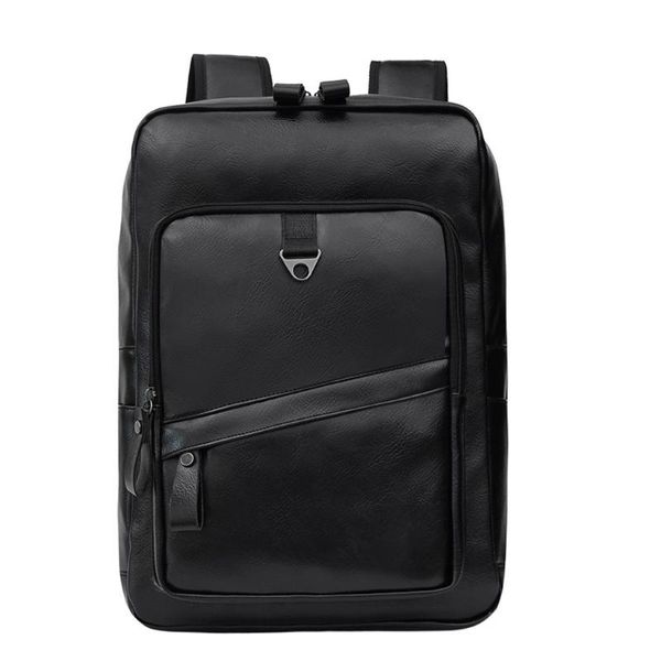 fashion trend outdoor solid color multifunctional pu leather backpack large capacity waterproof wild computer travel bag 0117
fashion trend outdoor solid color multifunctional pu leather backpack large capacity waterproof wild computer travel bag 0117
