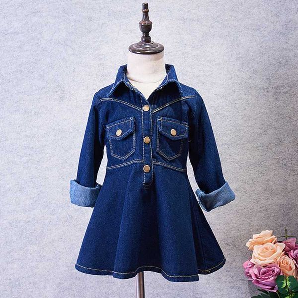 3-8 years fashion children girls autumn cotton denim girls dress long sleeved a-line navy jeans dress children 3 6 8 years, Red;yellow
3-8 years fashion children girls autumn cotton denim girls dress long sleeved a-line navy jeans dress children 3 6 8 years, Red;yellow