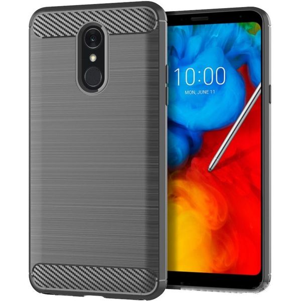 tpu rubber full-body protective phone cover carbon fiber cover phone case for lg q stylo plus case cover shockproof bumper
tpu rubber full-body protective phone cover carbon fiber cover phone case for lg q stylo plus case cover shockproof bumper
