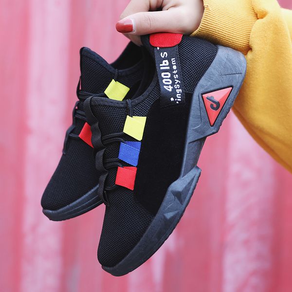 2020 women sneakers ladies casual shoes breathable walking mesh flats large size couple shoes size35-40, Black
2020 women sneakers ladies casual shoes breathable walking mesh flats large size couple shoes size35-40, Black