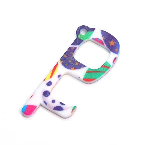 resin acrylic door opener keychain door opener no touch tool keychain, Silver
resin acrylic door opener keychain door opener no touch tool keychain, Silver