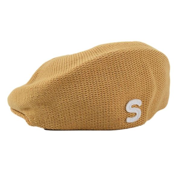women knitted beret cap with visor letter alphabet vintage painter duckbill hat 95ab, Blue;gray
women knitted beret cap with visor letter alphabet vintage painter duckbill hat 95ab, Blue;gray