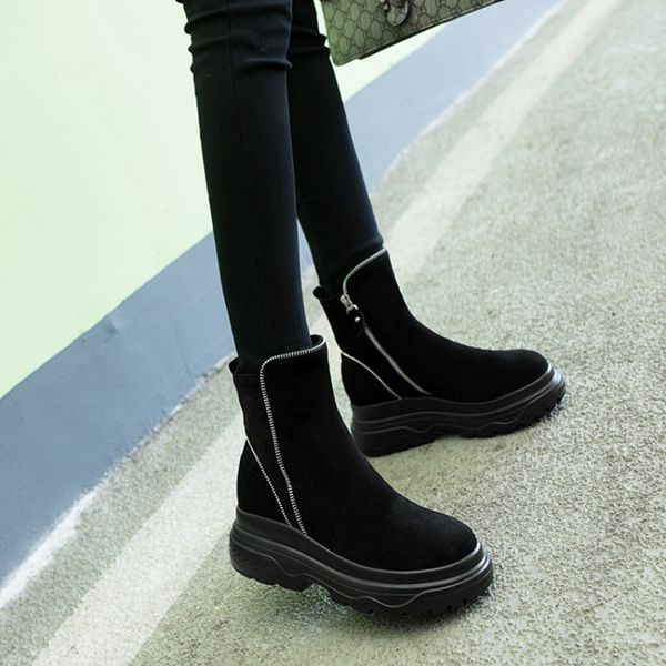 blxqpyt ankle winter snow boots women plush warm thick bottom casual zipper wedges high quaitly shoes zapatos de mujer 6218-8, Black
blxqpyt ankle winter snow boots women plush warm thick bottom casual zipper wedges high quaitly shoes zapatos de mujer 6218-8, Black