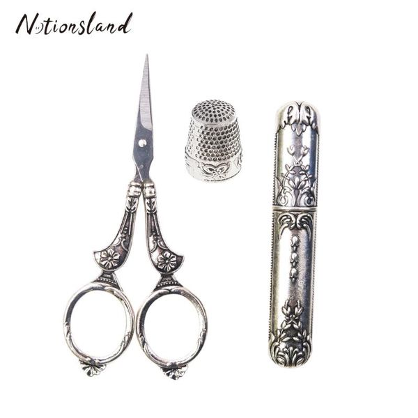 european vintage sewing kit set sewing scissors/metal thimble/needle case diy toolsfor embroidery cross stitch accessories, Black
european vintage sewing kit set sewing scissors/metal thimble/needle case diy toolsfor embroidery cross stitch accessories, Black